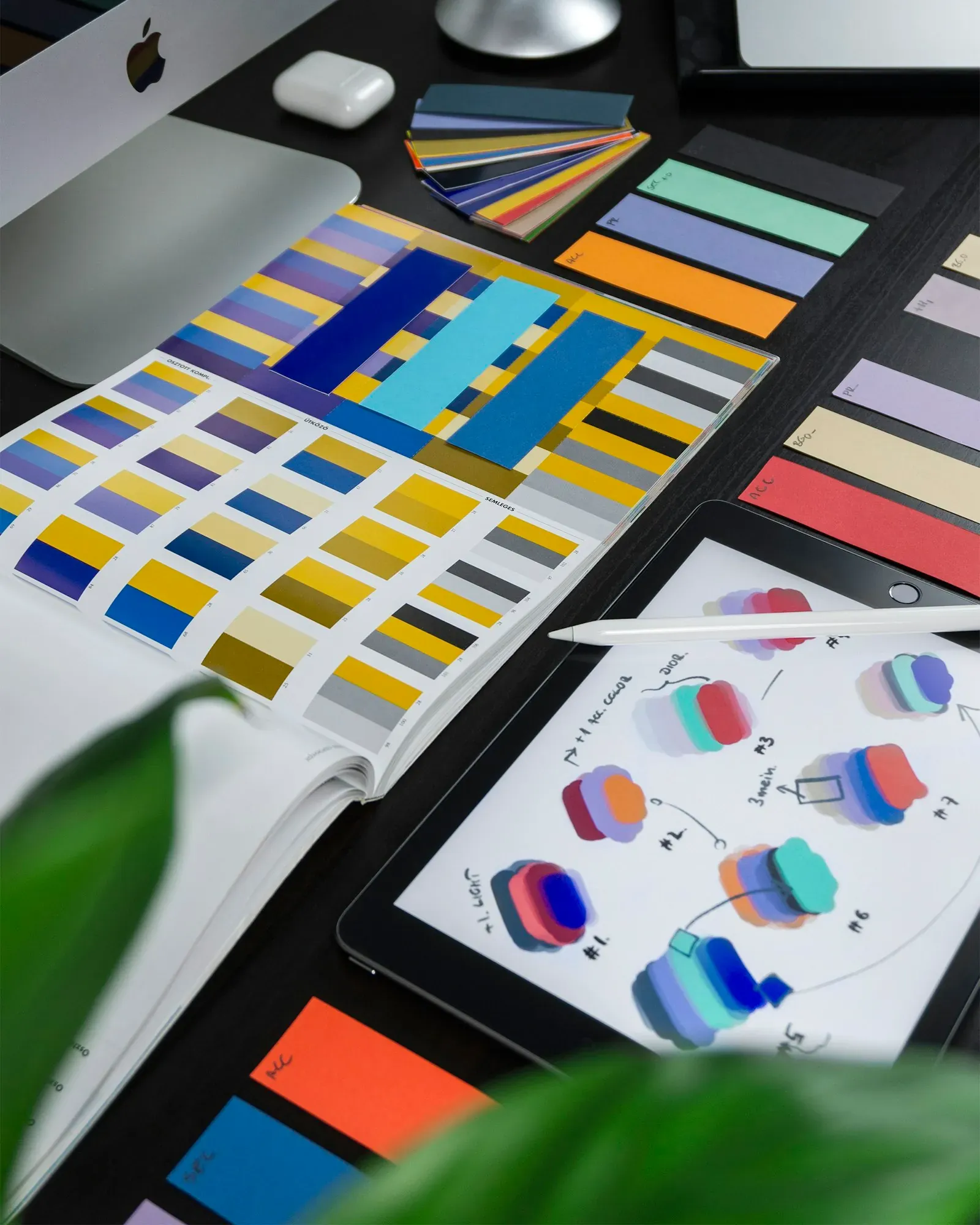 Close crop of a screen showing interface components and spacing