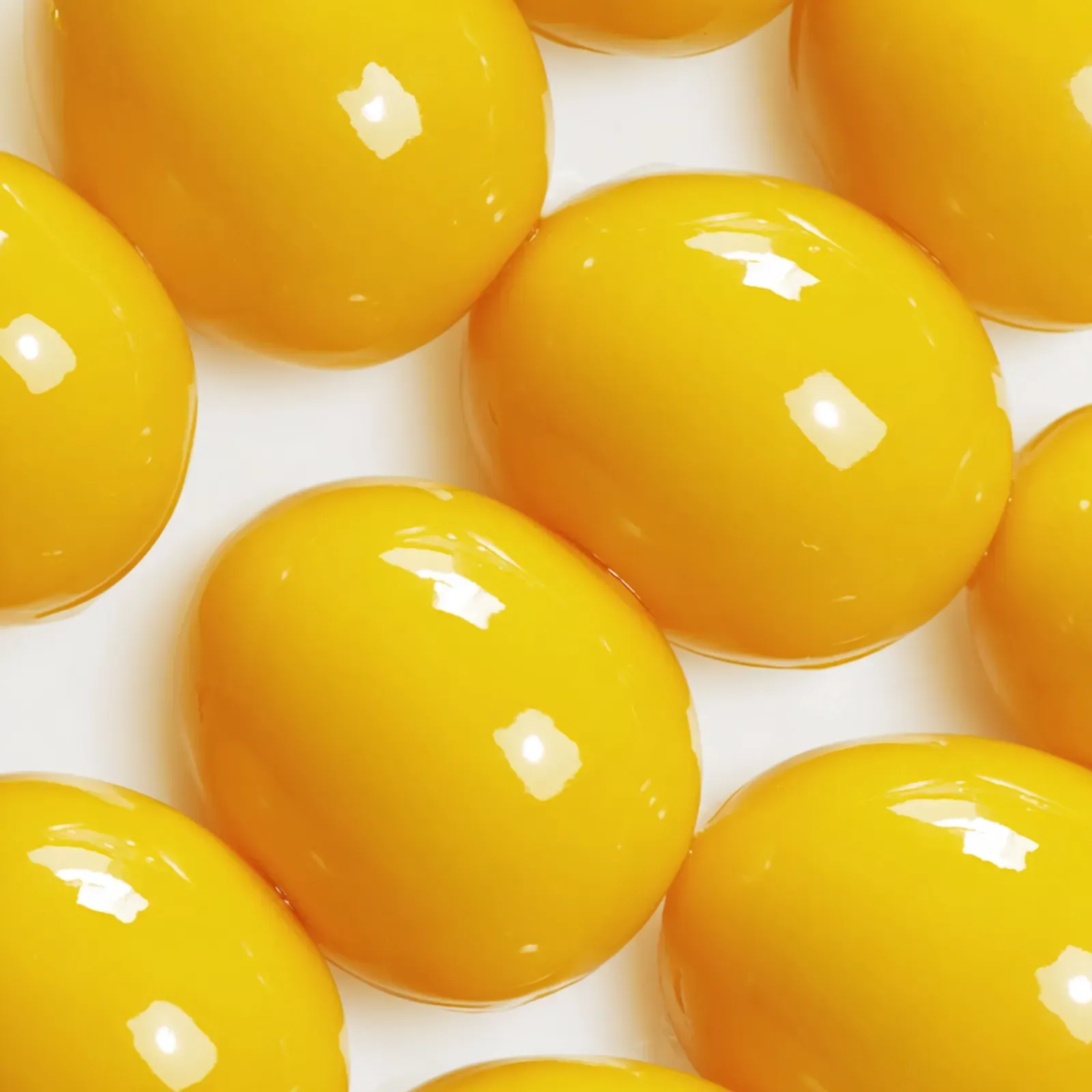Glossy yellow forms packed edge to edge, from the Karda illustration set