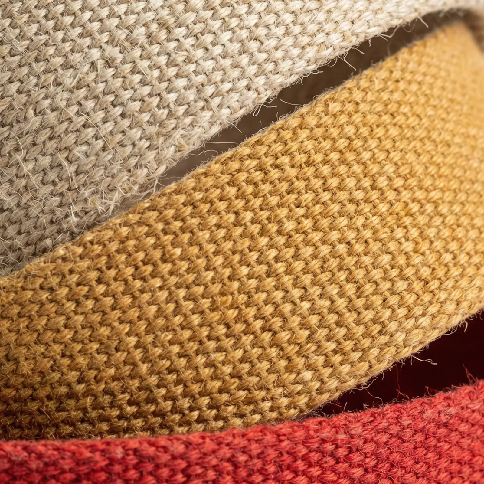 A woven surface held close to the camera, from the Novus brand imagery